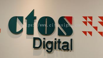 Aluminium 3D Box Up Lettering without light- Ctos Digital