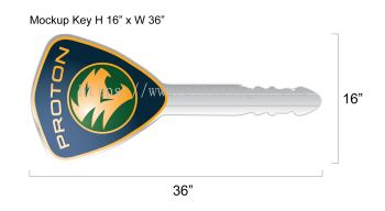 Mockup Key-Proton