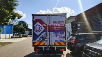 Lorry Sticker Installation