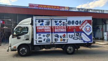 Lorry Sticker Installation