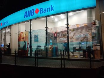 Window Sticker Installation- RHB Bank