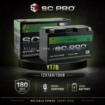 YT7B-BS SC PRO - BATERI DUCATI/PANIGALE/XLR 125/TTR 250/YFZ450