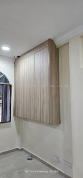 MELAMINE CHIPBOARD WALL UNIT CABINET | LIVING AT KLANG | SETIA ALAM | SHAH ALAM