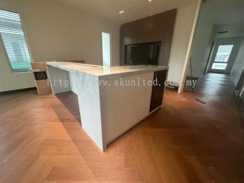 LAMINATED ISLAND CABINET | LIVING AT KUALA LUMPUR | CHERAS | BUKIT JALIL 