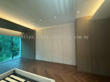 LAMINATED WALL PANEL | MASTER BEDROOM AT SUBANG JAYA | SERI KEMBANGAN | KAJANG 