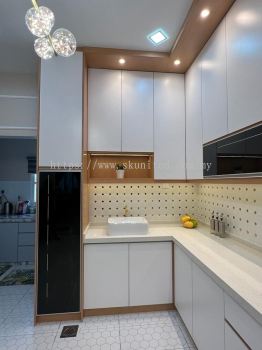 KABINET DAPUR PAPAN MELAMIN | DAPUR DI PORT KLANG | BUKIT TINGGI | BUKIT RAJA