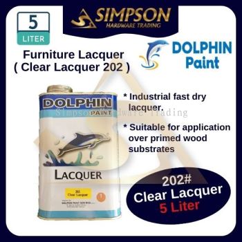 5 Liter Furniture Lacquer (Clear Lacquer 202)