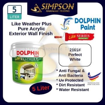 5 Liter Like Weather Plus Pure Acrylic Exterior Wall Finish