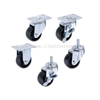 GP-A3 Series (PP-Plastic Wheel / Load Capacity 100kgf) Light Duty Casters