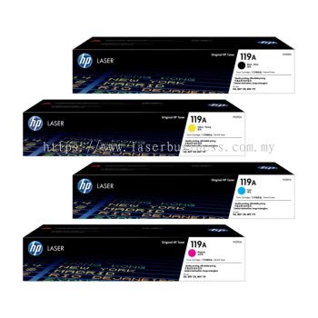 HP Toner LaserJet 119A Black/Cyan/Magenta/Yellow