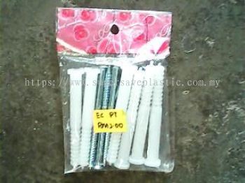 3 INC SCREW+WALL PLUG(6PCS)
