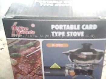 9X9CM PORTABLE CARD TYPE STOVE