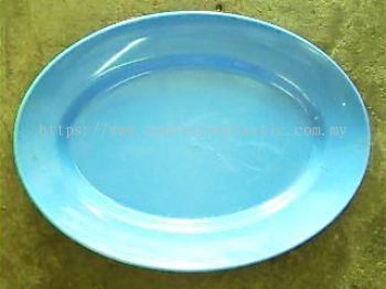 6115 OVAL PLATE (BLUE)