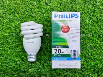 PHILIPS 20W E27 TORNADO TUBE D/L