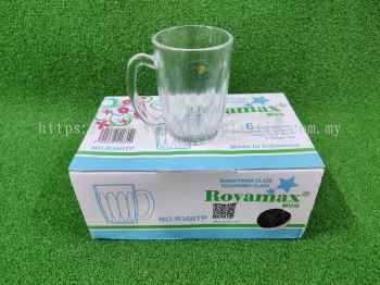 ROYAMAX 360 12OZ TEMPERED MUG(6PCS)