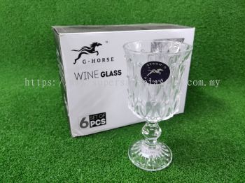 BMG08-B 6PCS GOBLET GLASS