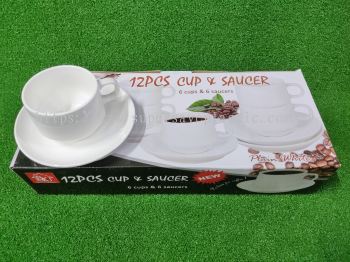 8765 3.5" CUP WITH SAUCER (6SET)