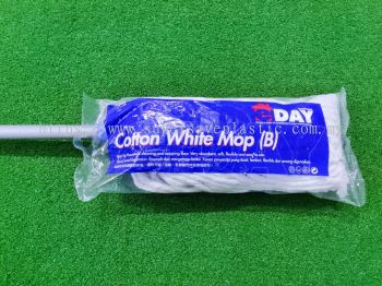 1040012S COTTON WHITE MOP(B)WITH HANDLE