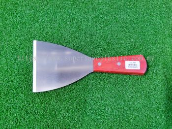 ZSL400 4" S/S SCRAPPER WITH WOOD HANDLE