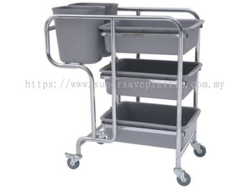 DCC DISH COLLECTING CART(900 X 460 X 950MM)