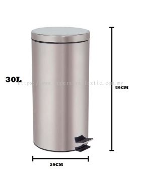 30L S/S PEDAL DUSTBIN