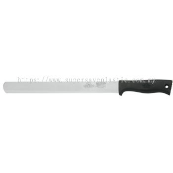 JAYA MATA 12" JM248 Black Handle Bread Knife With Straight Edge/ Pisau Roti / Slicing Knife