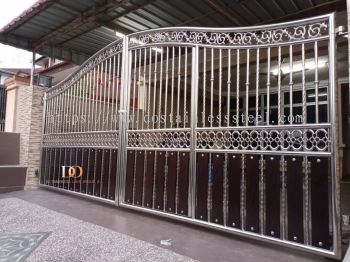 Open Gap Stainless Steel Gate