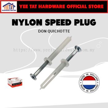 DQ Nylon Speed Plug Nail Anchor Hammer Fixing Plug 5mm/6mm/8mm X 35mm ~ 100mm (100% Made in Holland)