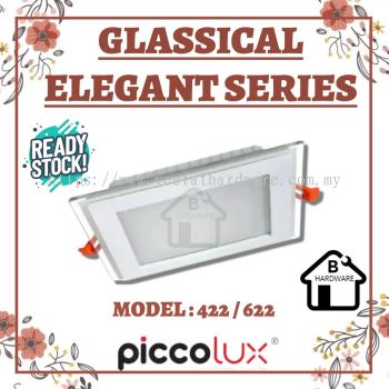 Piccolux Glassical Elegant Series Led Downlight 4'' & 6'' Daylight/Warm White/Cool White 422-622
