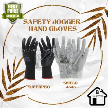 Safety Jogger Superpro Hand Gloves With Nitrile Coating Grip Size 9