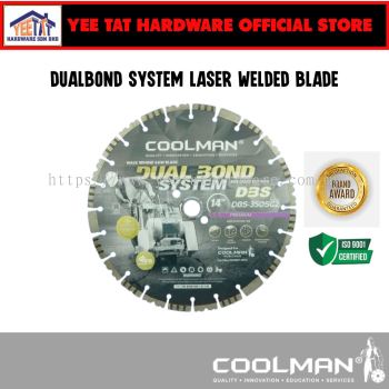 [ COOLMAN� ] DBS-350SG2 DUALBOND SYSTEM Laser Welded Blade 14"/350mm