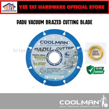 [ COOLMAN� ] PADU-S04 Supreme Quality Vacuum Brazed Cutting Blade 4/108MM