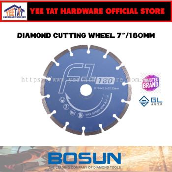 [ BOSUN ] B07-F1GP-180 DIAMOND WHEEL 7"/180MM