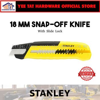 [ STANLEY ] STHT10489-8 Snap-Off Knife With Slide Lock 18MM