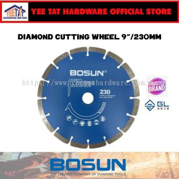 [ BOSUN ] B09-F2GP-230 Diamond Cutting Wheel 9"/230mm