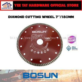 [ BOSUN ] B07-F4ST-180 Diamond Cutting Wheel For Stone 7"/180MM