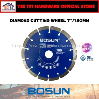 [ BOSUN ] B07-F3GP-180 Diamond Cutting Wheel 7"/180MM