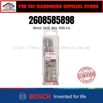 [ BOSCH ] HSS-Co Metal Drill Bits 10mm (2608585898)