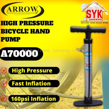 SYK Arrow A70000 High Pressure Hand Pump Bicycle Car Air Pump Pam Angin Tangan Basikal Kereta Tayar Pam