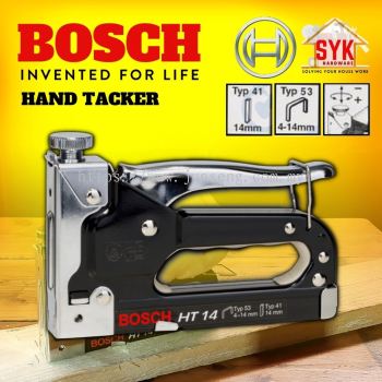 SYK Bosch Hand Tacker Hand Stepler HT14 (4-14mm) Stapler Gun Nail Stepler Home Decor Carpentry Tools - 0603038001
