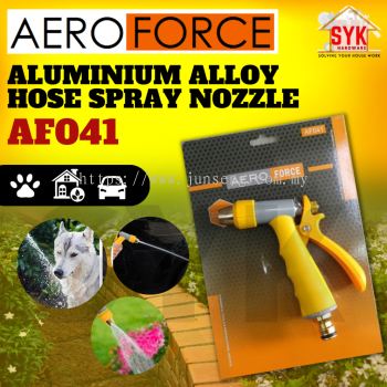 SYK Aeroforce AF041 Aluminium Alloy Garden Hose Spray Nozzle Adjustable Spray Gun High Pressure Water Gun Hose Nozzle