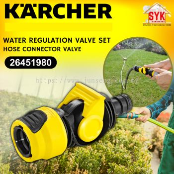 SYK KARCHER 26451980 Universal Water Regulation Valve Set Garden Hose Connector Nozzle Penyambung Paip