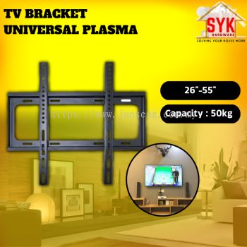 SYK TV Bracket Universal Plasma 26-55 Inch LCD Flat Panel TV Wall Mount Holder Bracket Pendakap Gantung