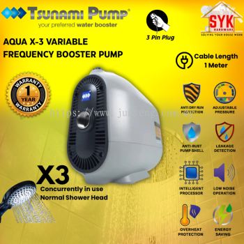 SYK Tsunami Pump AQUA X-3 Frequency Booster Pump Water Pump Variable Speed Home Appliances Pam Air Rumah