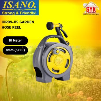 SYK Isano IHR99-115 Hose Reel Set Garden High Pressure Water  Spray Home Garden Car Washing 10 Meter
