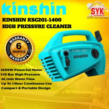 SYK Kinshin KSC201-1400 Water Jet Portable High Pressure Heavy Duty Car Wash Full Set High Pressure Cleaner SprayMurah
