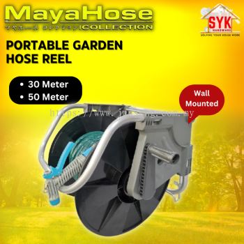 SYK Maya Hose GHR04-DG302G6 GHR04-AG502G6 Wall Mounted Portable Garden Hose Reel Household Hose 50Meter 30Meter
