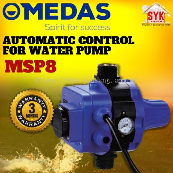 SYK MEDAS MSP8 Water Pressure Pump Air Automatic Pump Control Electronic Regulator Mesin Pam Air Rumah Automatik
