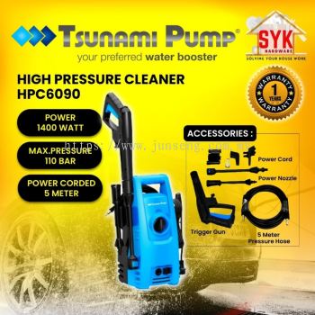 SYK Tsunami Water Jet HPC6090 High Pressure Cleaner Pressure Washer Water Jet Mesin Cuci Kereta Lantai
