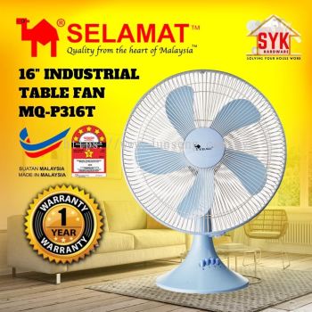SYK Table Fan 16 Inch Selamat MQ-P316T / Toshiba F-TSA20(G)MY Electric Fan Home Appliances Kipas Meja Kipas Angin ����